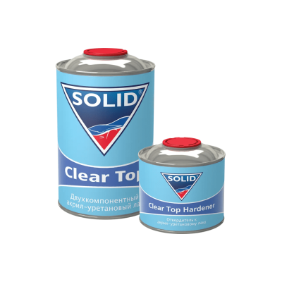 Лак 2K SOLID CLEARTOP (1000 мл + 500 мл) - акрил-уретановый 2+1